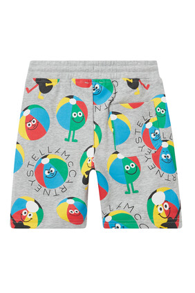 Beachball Print Shorts